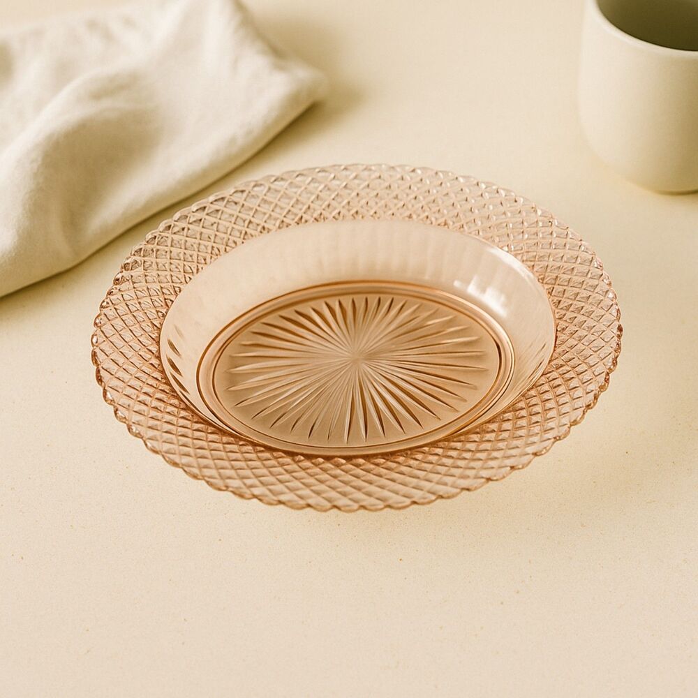 Anchor Hocking | Miss America Pink Depression Glass Oval Veggie Bowl 10” | EUC - Picture 3 of 4